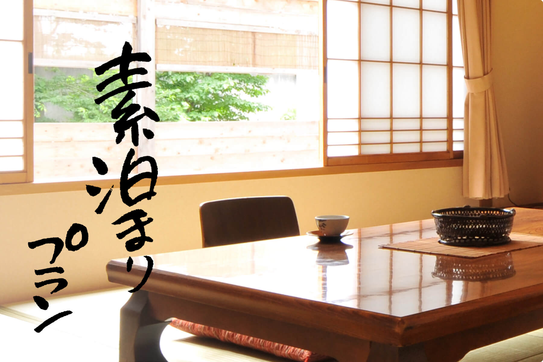 〈素泊まりプラン〉