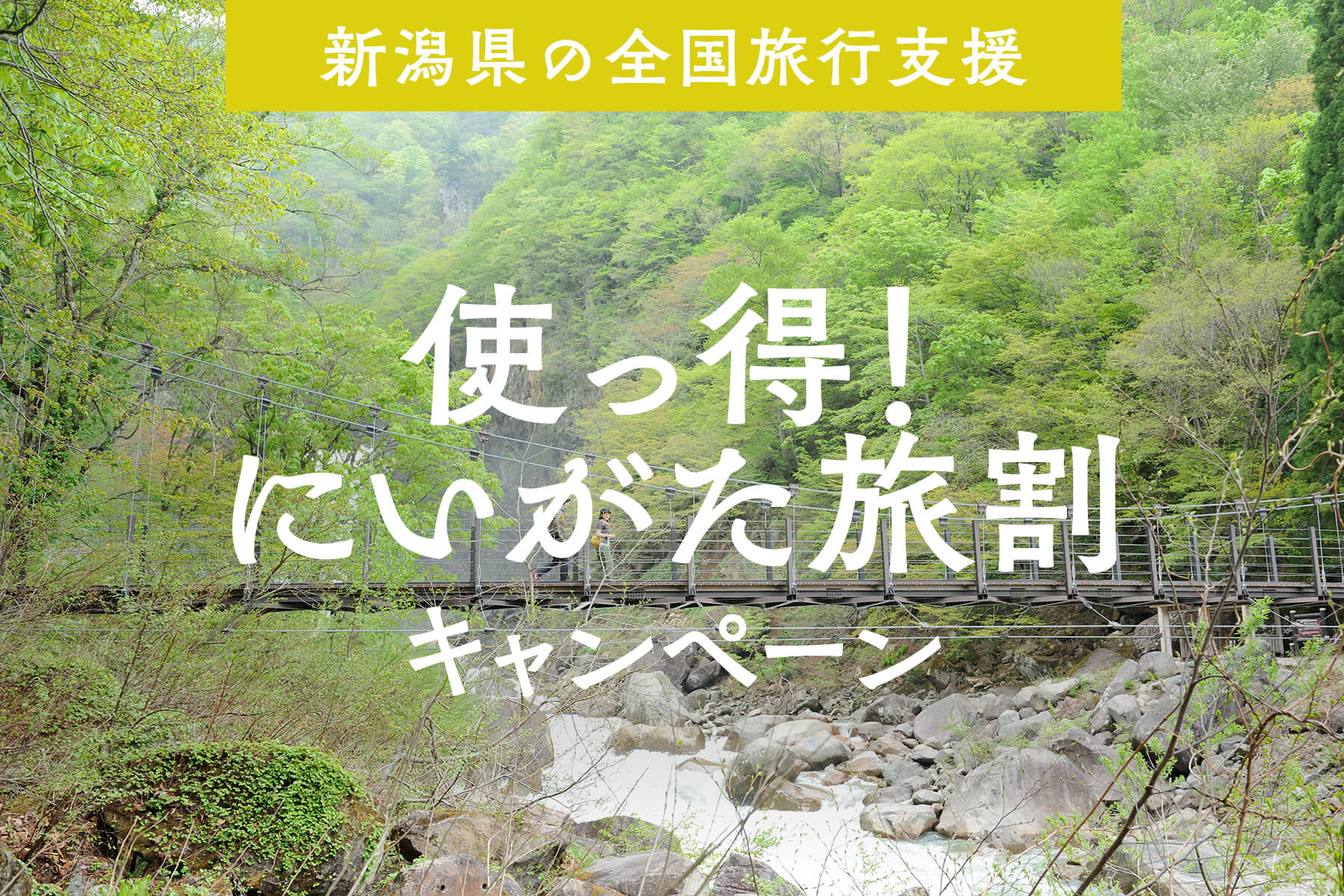使っ得！にいがた旅割　全国旅行支援について